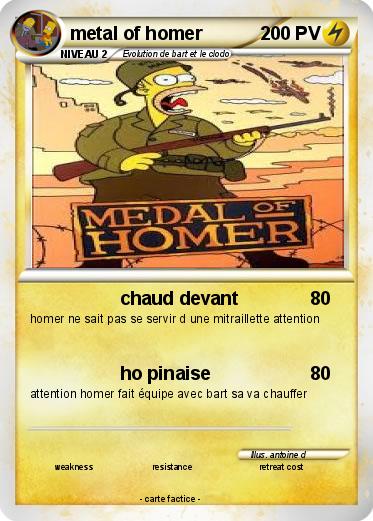 Pokemon metal of homer