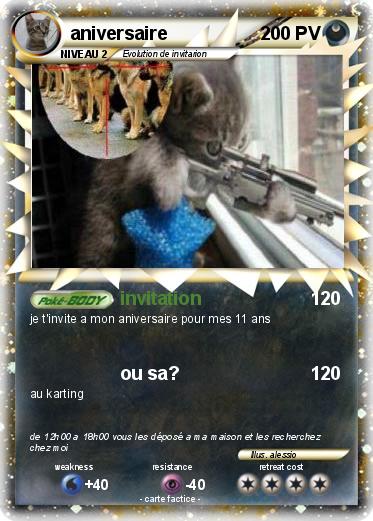 Pokemon aniversaire