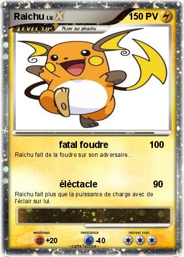 Pokemon Raichu
