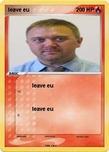 Pokemon leave eu
