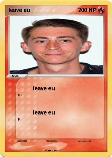 Pokemon leave eu