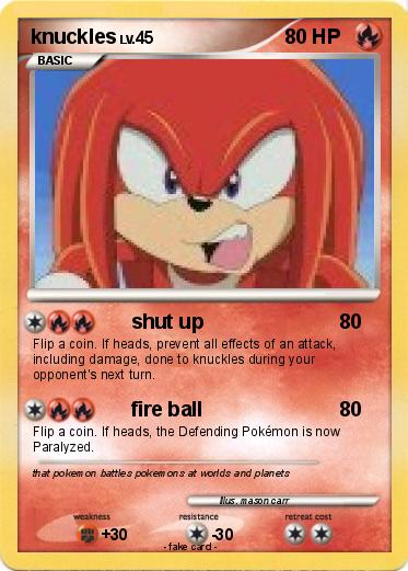Pokemon knuckles