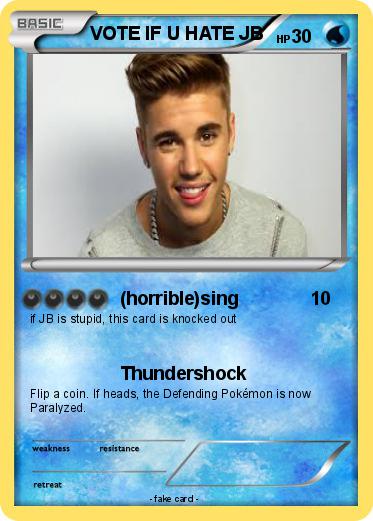 Pokemon VOTE IF U HATE JB
