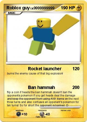 Pokemon Roblox guy