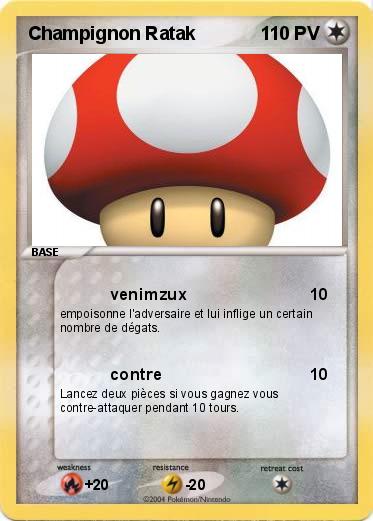 Pokemon Champignon Ratak
