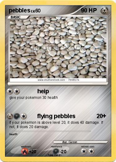 Pokemon pebbles
