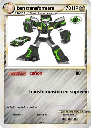 Pokemon ben transformers