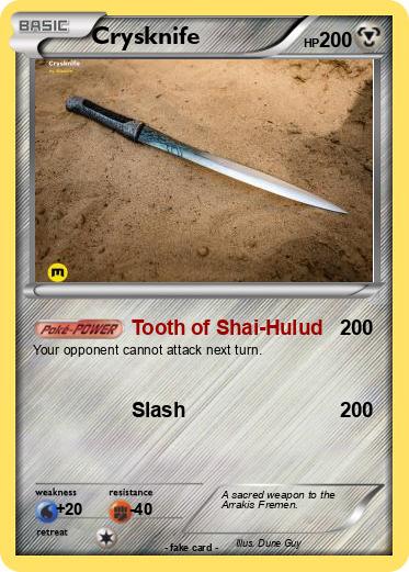 Pokemon Crysknife