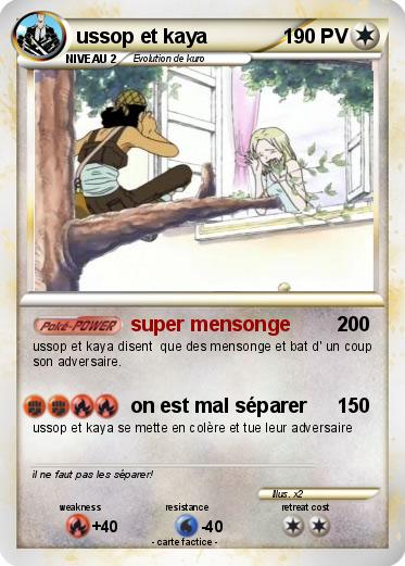 Pokemon ussop et kaya
