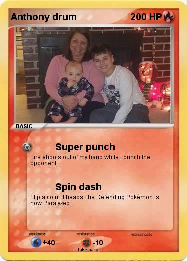 Pokemon Anthony drum