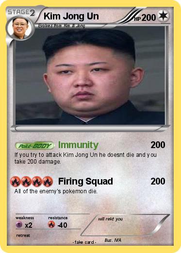 Pokemon Kim Jong Un