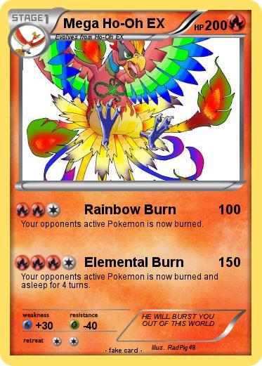 Pokemon Mega Ho-Oh EX