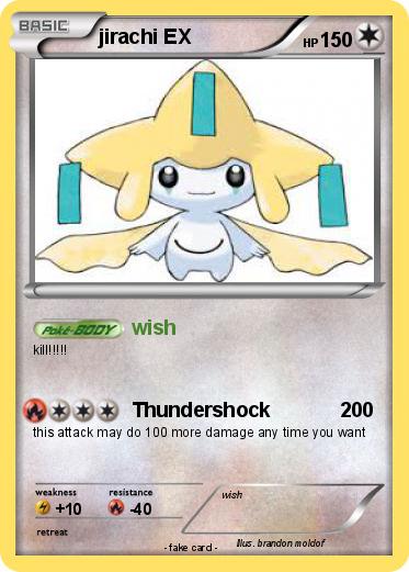 Pokemon jirachi EX