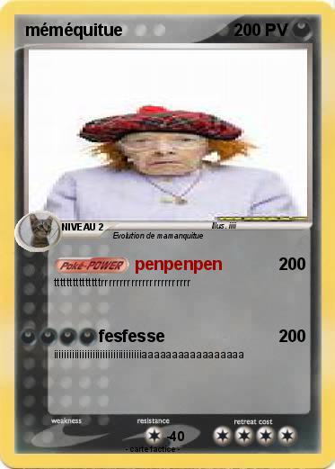Pokemon méméquitue