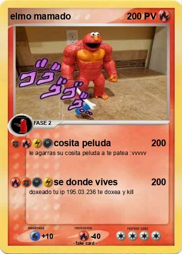 Pokemon elmo mamado