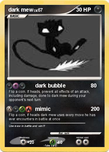 Pokemon dark mew