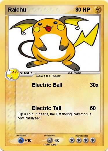 Pokemon Raichu