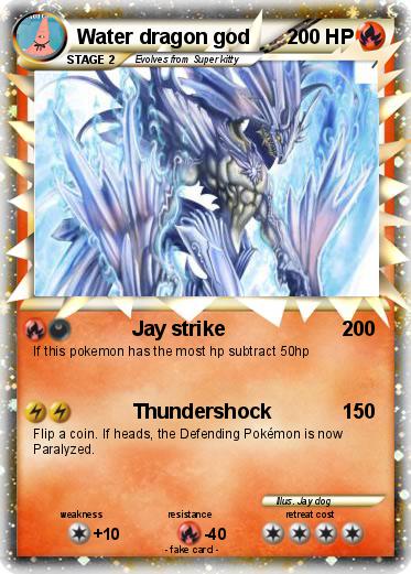 Pokemon Water dragon god