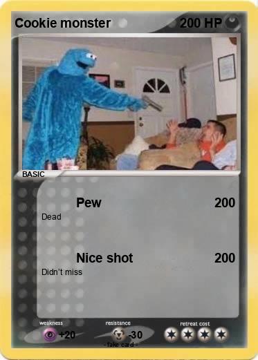 Pokemon Cookie monster