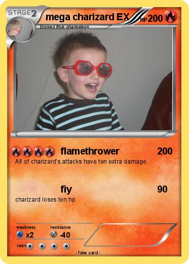 Pokemon mega charizard EX