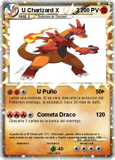 Pokemon U Charizard X           2