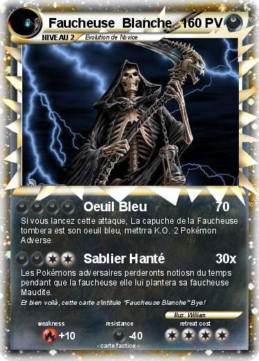 Pokemon Faucheuse  Blanche