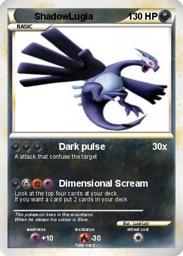 Pokemon ShadowLugia