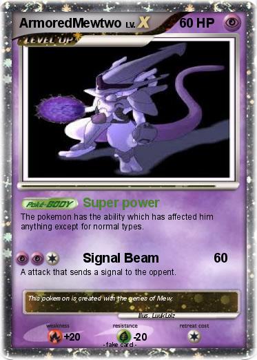 Pokemon ArmoredMewtwo