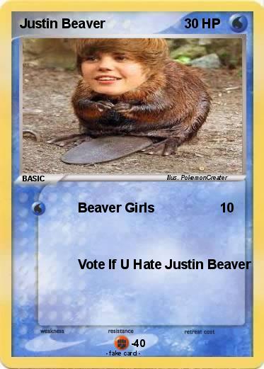 Pokemon Justin Beaver