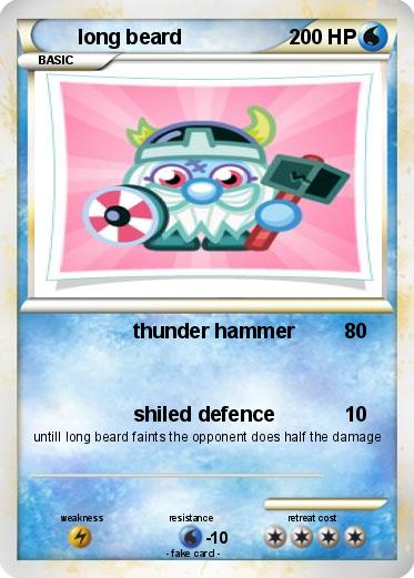 Pokemon long beard