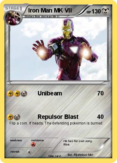 Pokemon Iron Man MK VII
