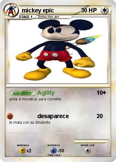 Pokemon mickey epic