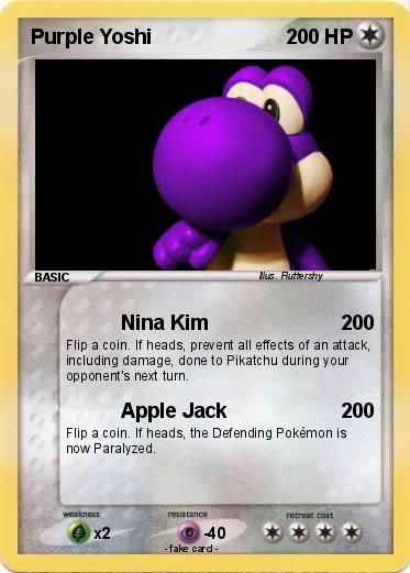 Pokemon Purple Yoshi