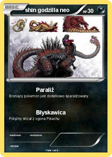 Pokemon shin godzilla neo