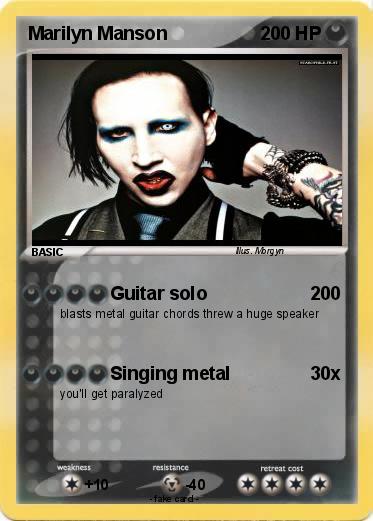 Pokemon Marilyn Manson