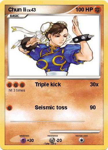 Pokemon Chun li