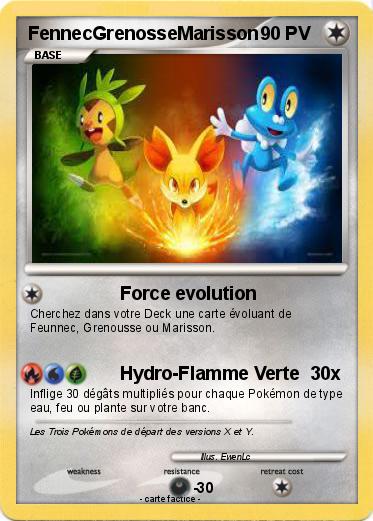 Pokemon FennecGrenosseMarisson
