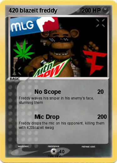Pokemon 420 blazeit freddy