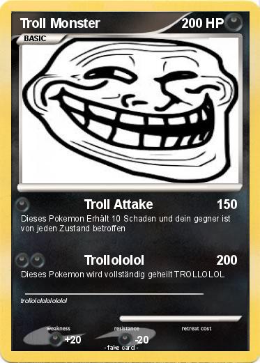 Pokemon Troll Monster