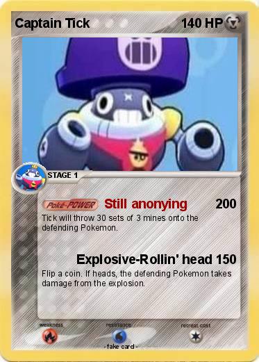 Pokemon Captain Tick