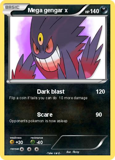 Pokemon Mega gengar x