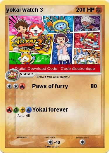 Pokemon yokai watch 3