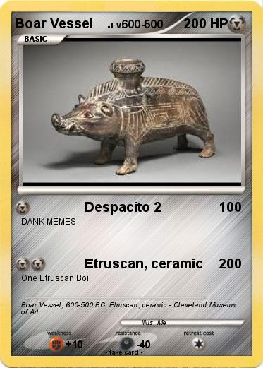 Pokemon Boar Vessel    .