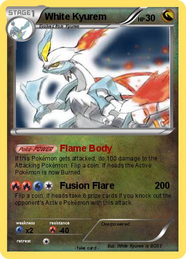 Pokemon White Kyurem