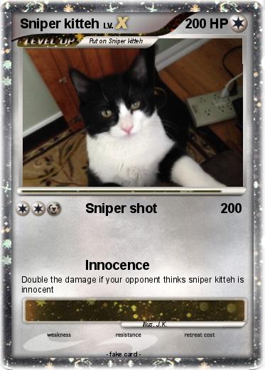 Pokemon Sniper kitteh