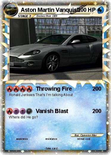 Pokemon Aston Martin Vanquish