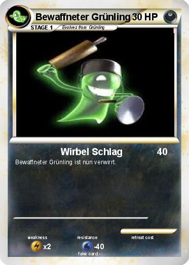 Pokemon Bewaffneter Grünling