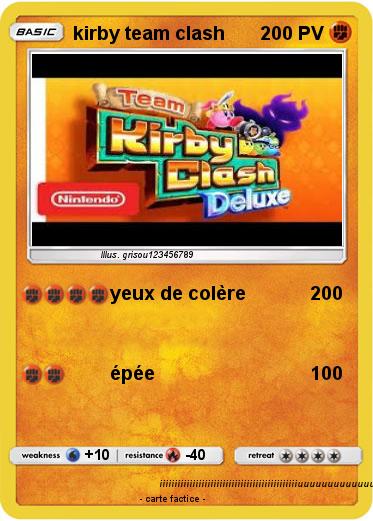 Pokemon kirby team clash