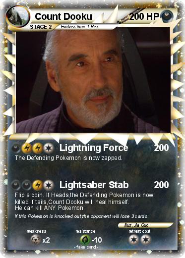 Pokemon Count Dooku