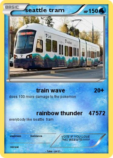 Pokemon seattle tram